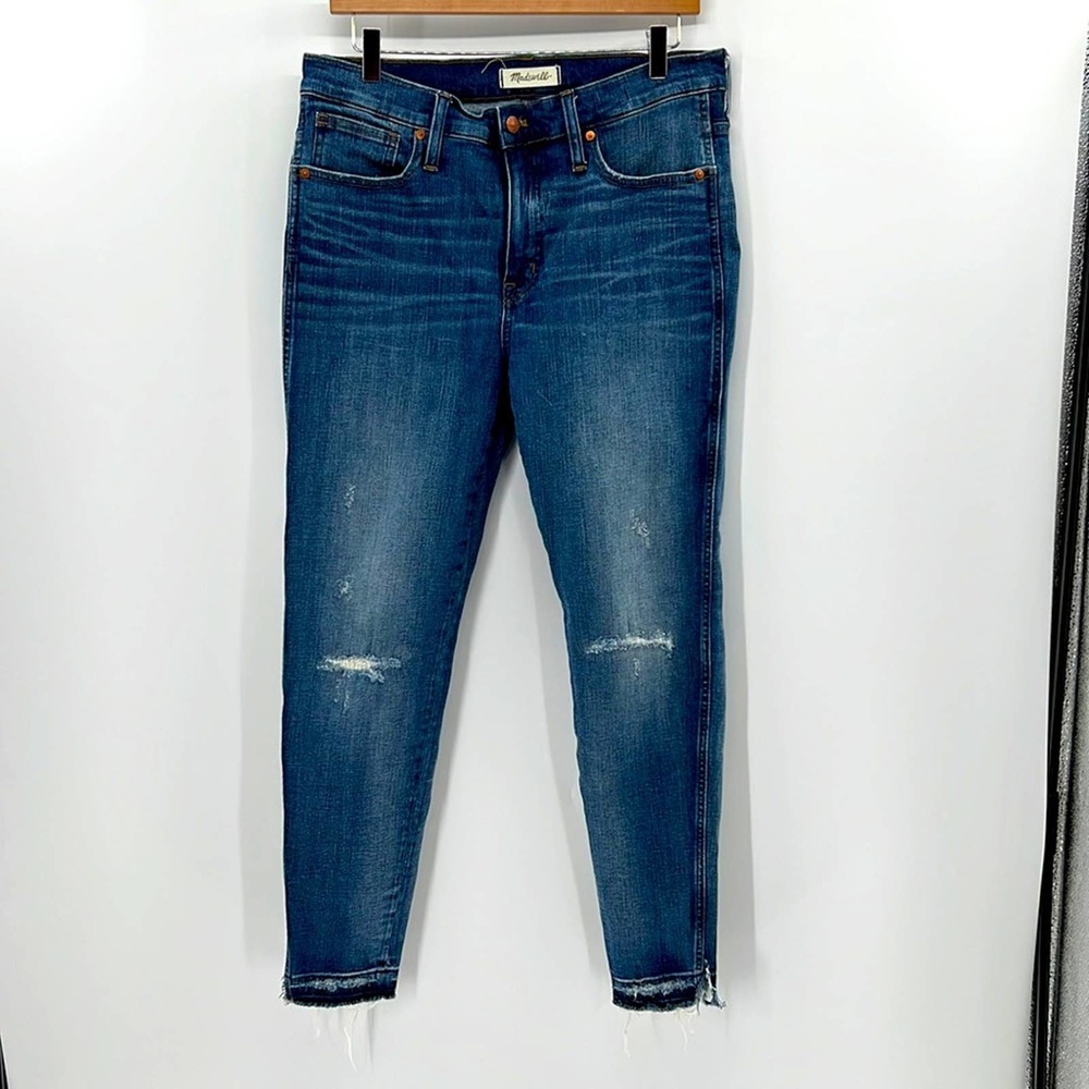 Madewell 9" High-Rise Skinny Jeans - Raw Hem - 31